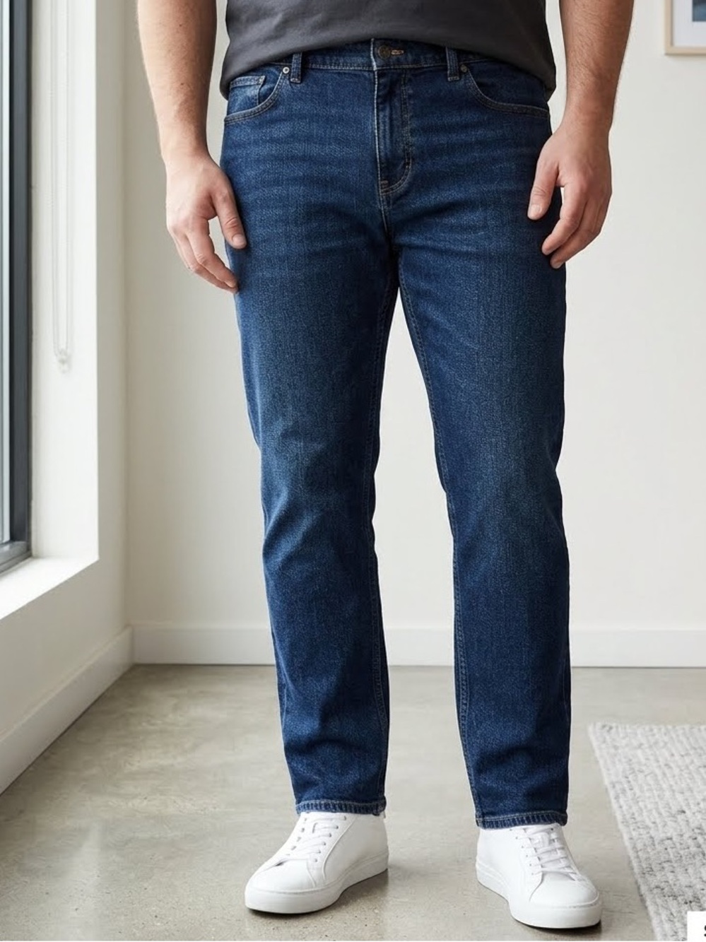 Vineyard Vines Jeans Straight Leg Dark Wash Indigo Blue 38x32
